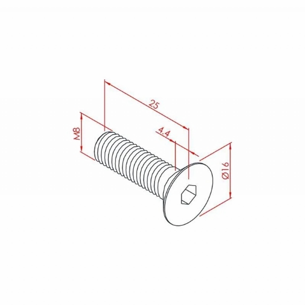 Havabal Cvata M8X25